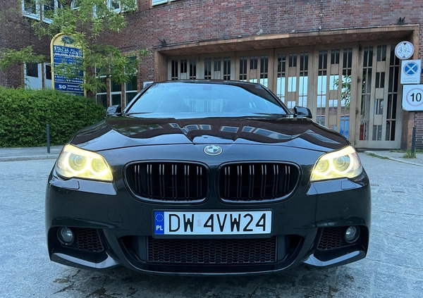 BMW Seria 5 cena 58000 przebieg: 293000, rok produkcji 2012 z Wrocław małe 79